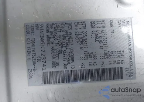 2018 Nissan Rogue Sv из США, поврежденный, VIN 5N1AT2MV5JC723741